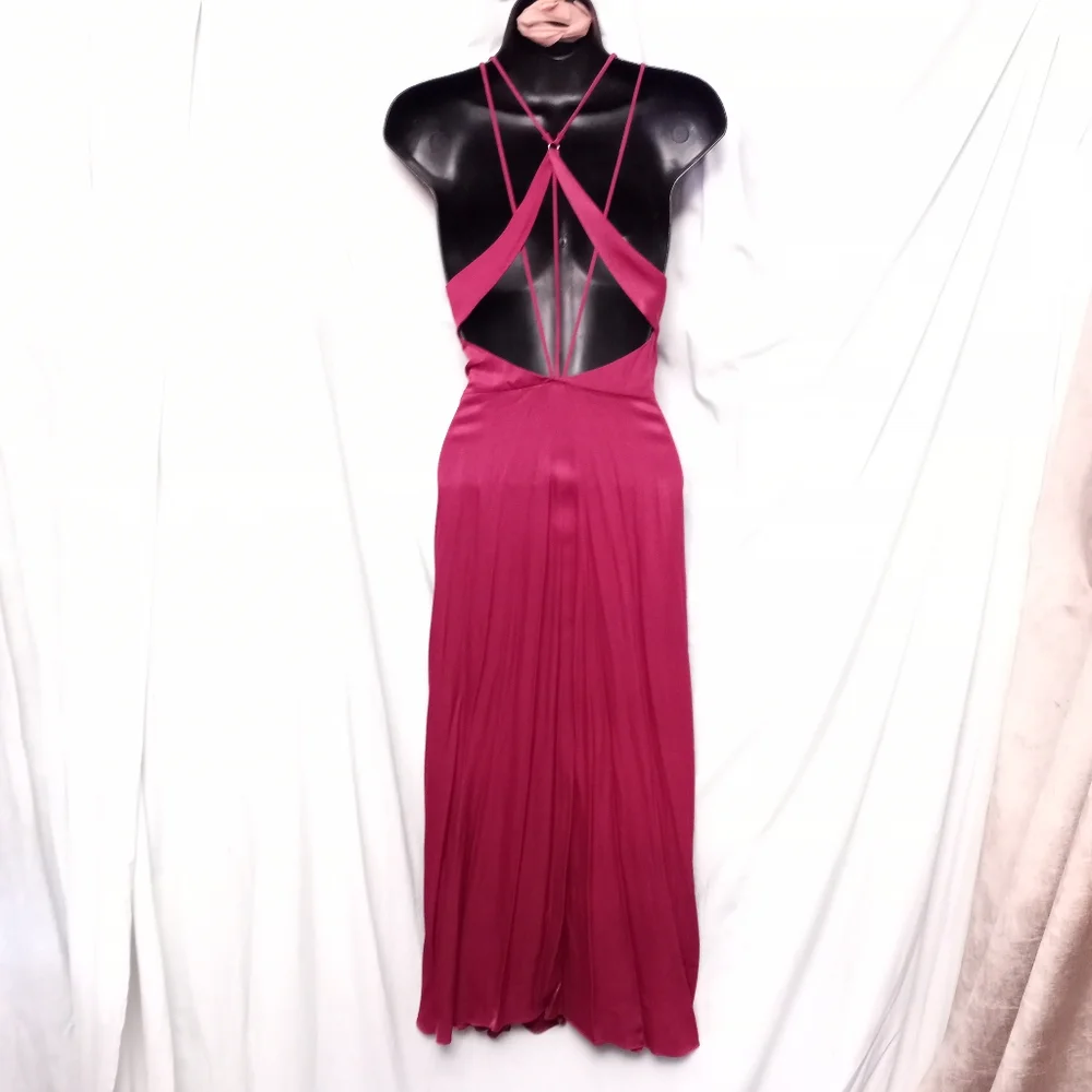 FREE PEOPLE Magenta Maxi Dress - Picture 2 of 5